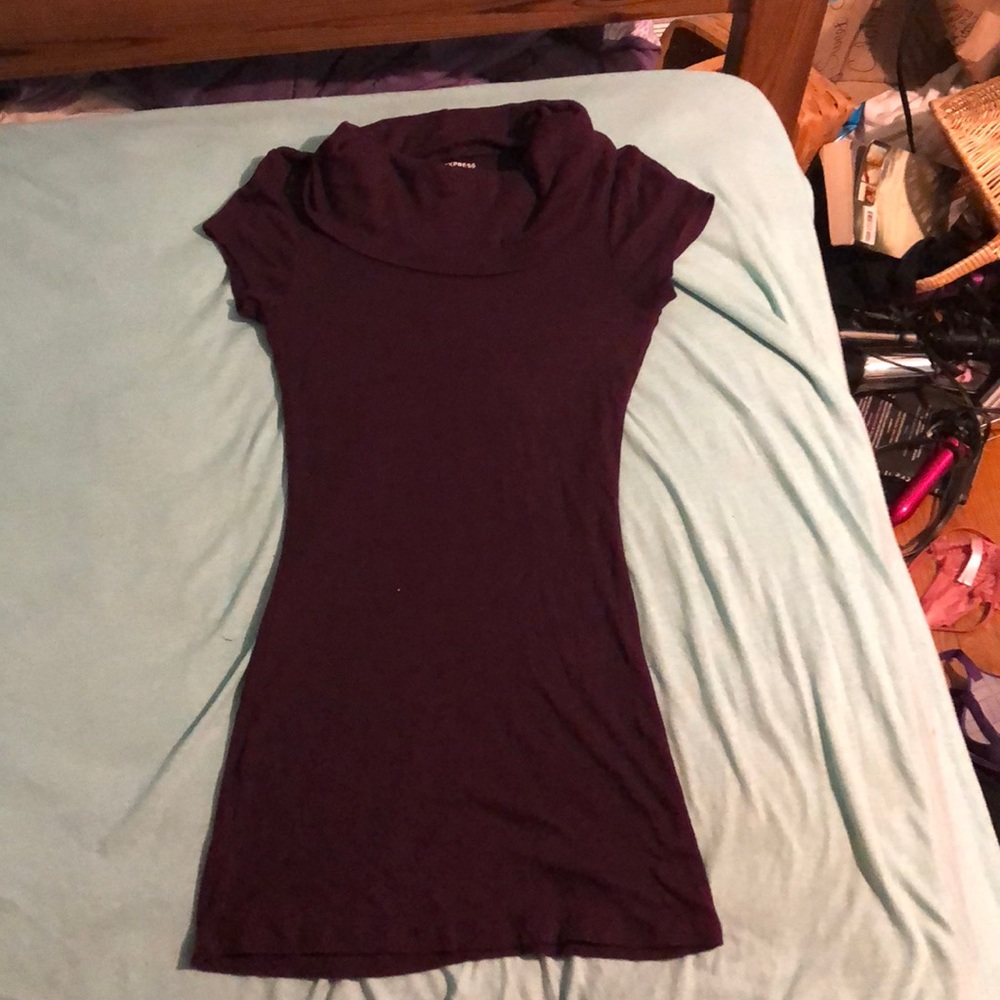 Turtle-neck Cotton Dress!
